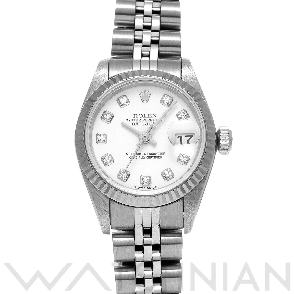 ロレックス / ROLEX デイトジャスト 79174G ホワイト/ダイヤモンド レディース 時計 【中古】【wristwatch】