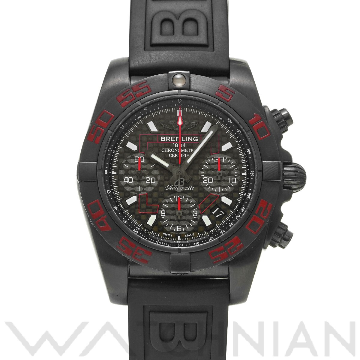 ブライトリング クロノマット 41 レイヴン ブラックカーボン MB0141B8/BD57 ブラック メンズ 時計 【中古】【wristwatch】