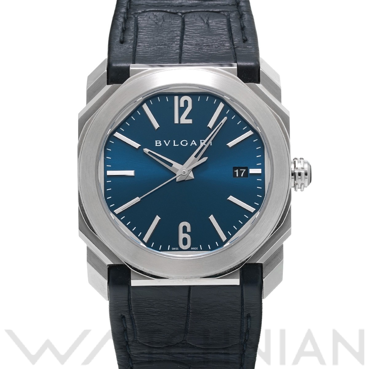 ブルガリ BVLGARI BGO38S ブルー メンズ 腕時計