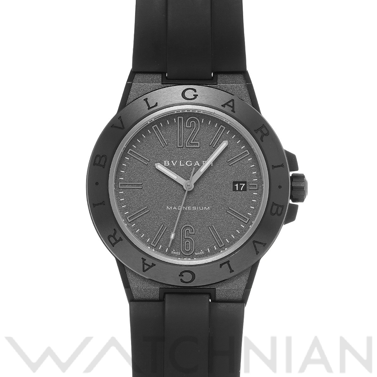 ブルガリ / BVLGARI ディアゴノ マグネシウム DG41SMC グレー メンズ 時計 【中古】【wristwatch】
