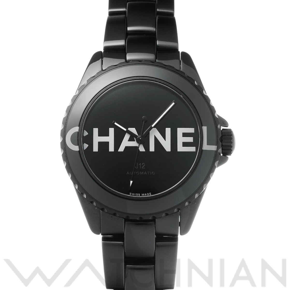 シャネル / CHANEL J12 ウォンテッド ドゥ シャネル 38MM H7418 ブラック メンズ 時計 【中古】【wristwatch】