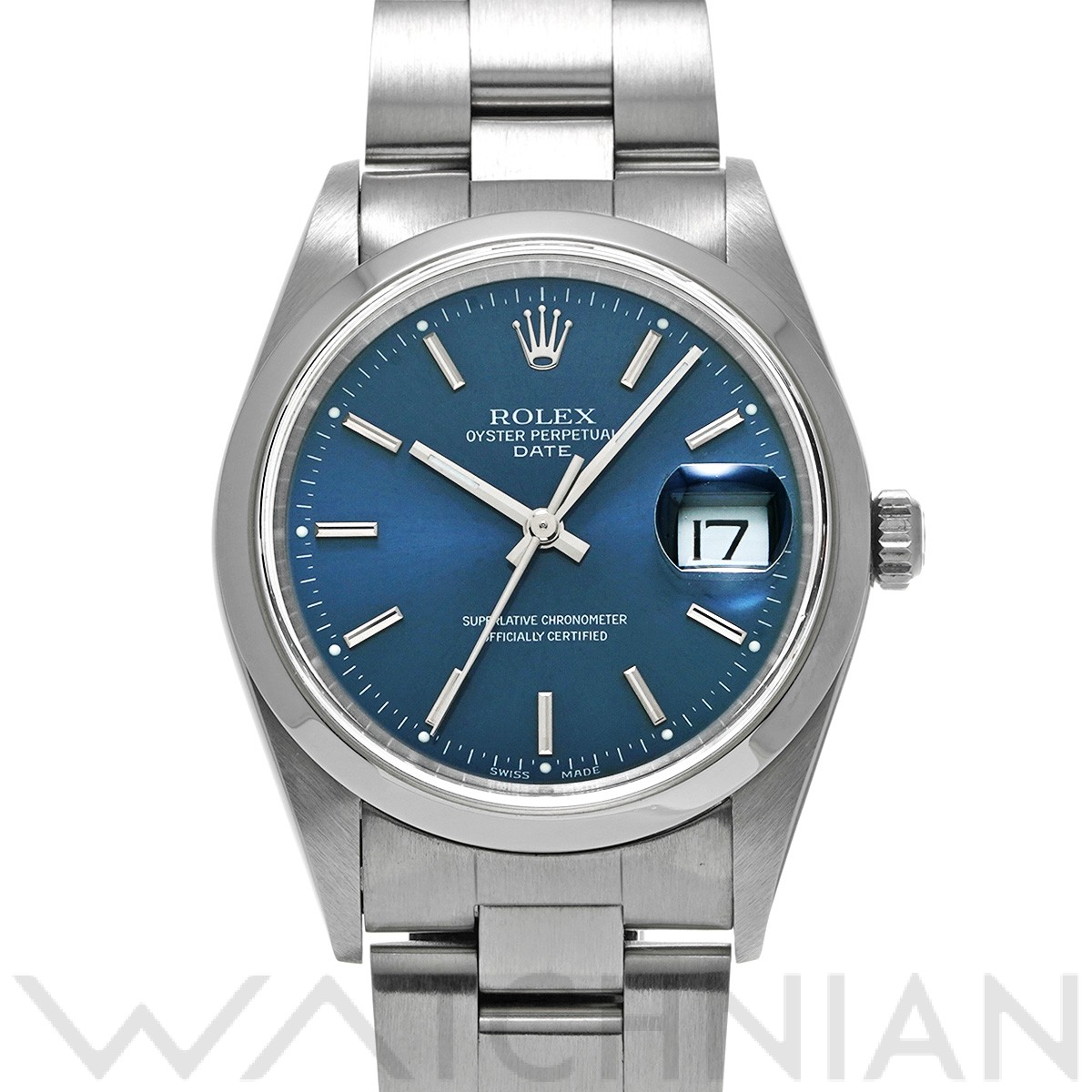 ロレックス / ROLEX オイスターパーペチュアル デイト 15200 ブルー メンズ 時計 【中古】【wristwatch】
