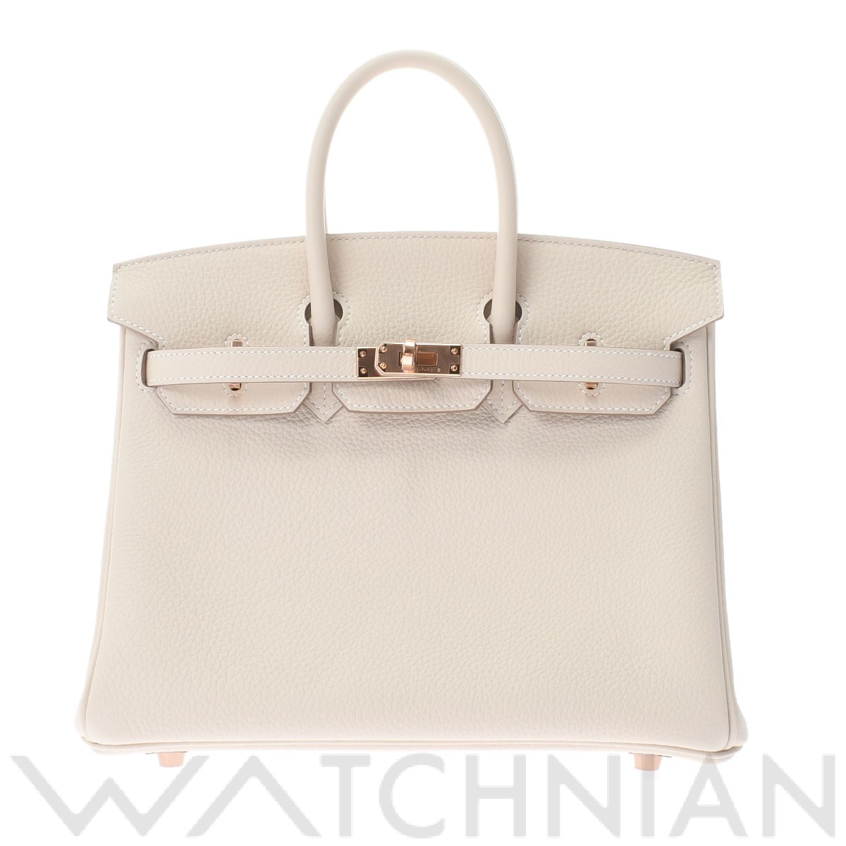 エルメス / HERMES バーキン25 クレ/ローズゴールド金具 トゴ レディース バッグ 【新品】【bag】