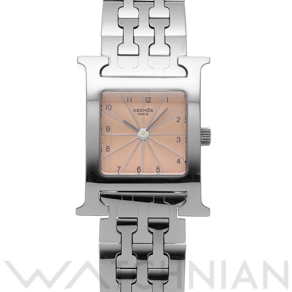 エルメス / HERMES Hウォッチ HH1.210 ピンク レディース 時計 【中古】【wristwatch】