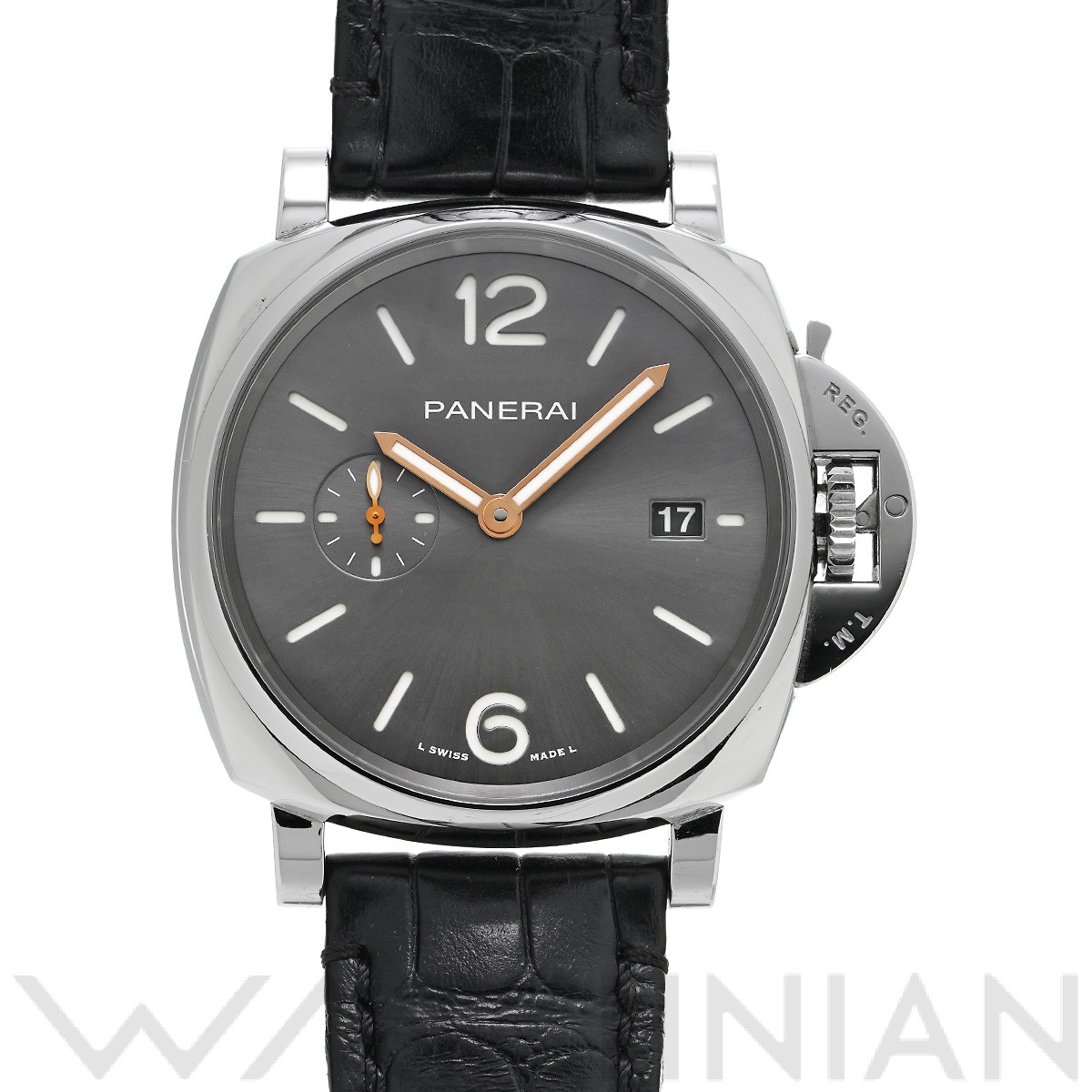パネライ / PANERAI ルミノール ドゥエ 1950 PAM01250 グレー メンズ 時計 【中古】【wristwatch】