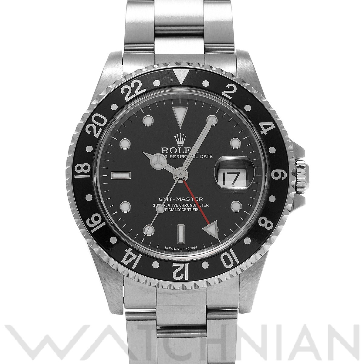ロレックス ROLEX 16700 U番(1997年頃製造) ブラック メンズ 腕時計
