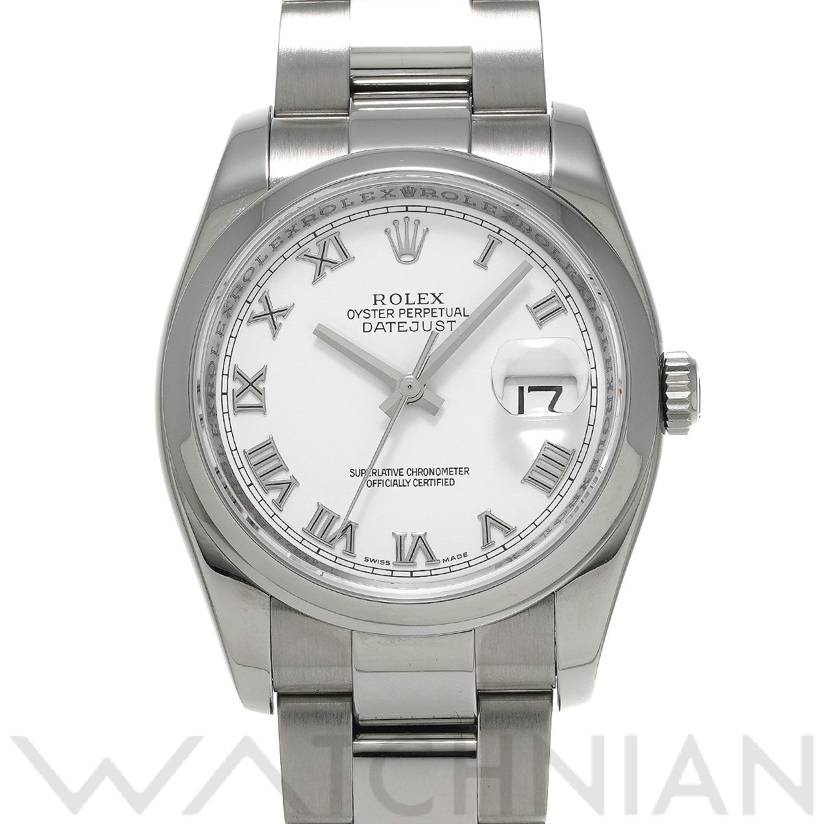 ロレックス ROLEX 116200 Z番(2007年頃製造) ホワイト メンズ 腕時計