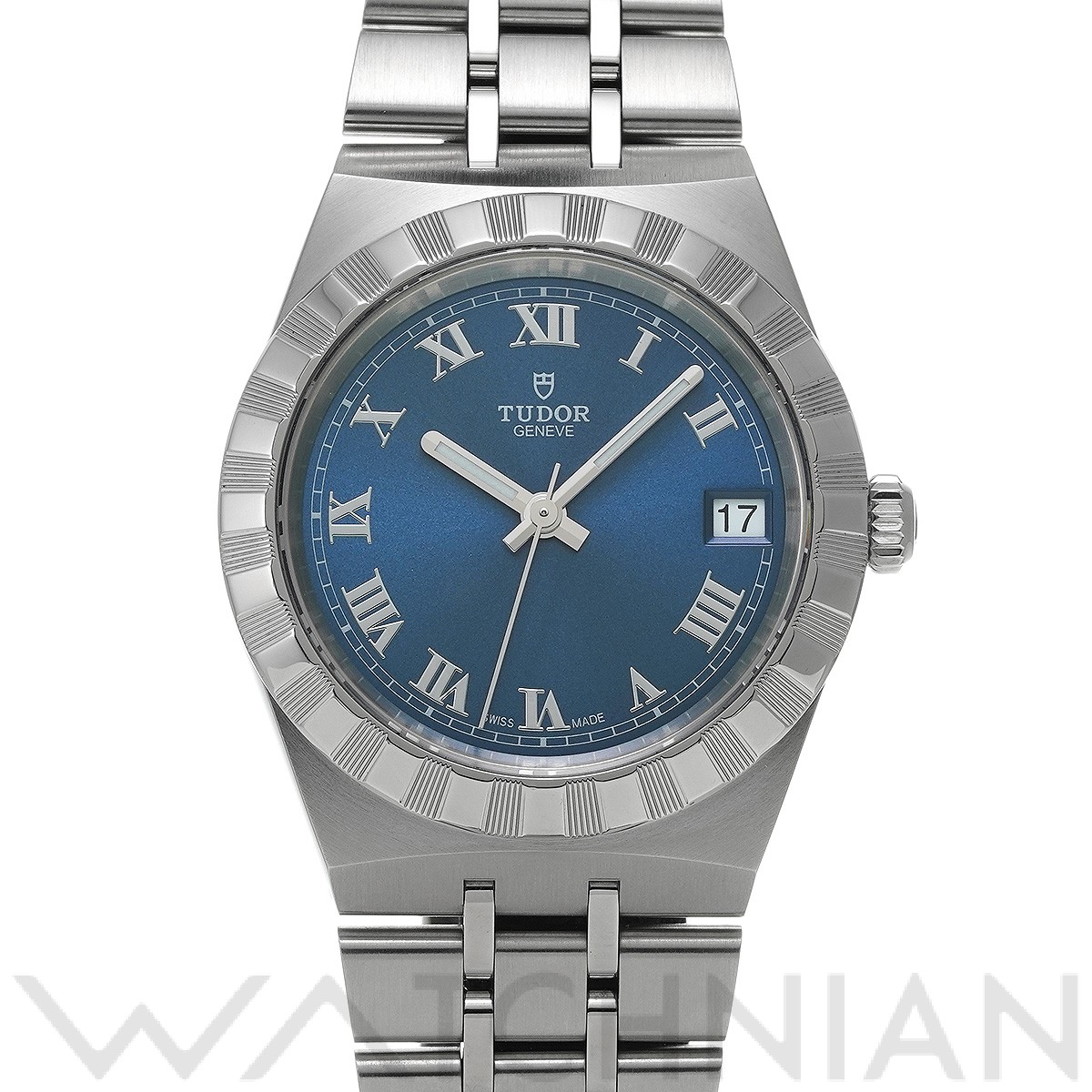 チューダー/チュードル TUDOR ロイヤル 28400 ブルー ステンレススチール 自動巻き ユニセックス 腕時計
