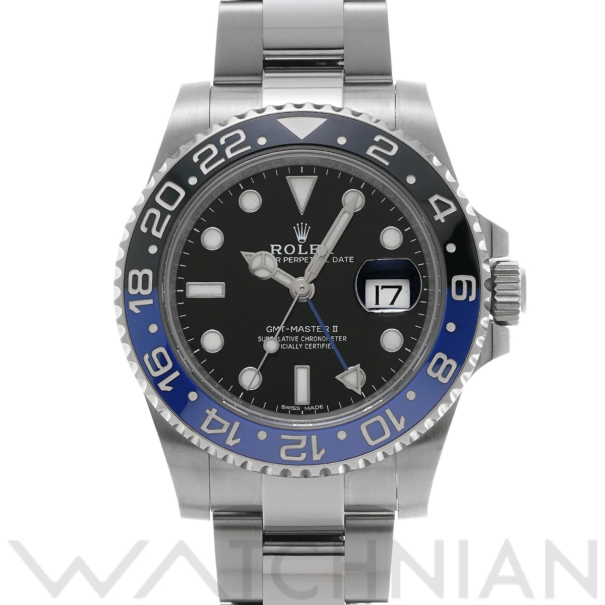 ロレックス / ROLEX GMTマスターII 116710BLNR ブラック メンズ 時計 【中古】【wristwatch】