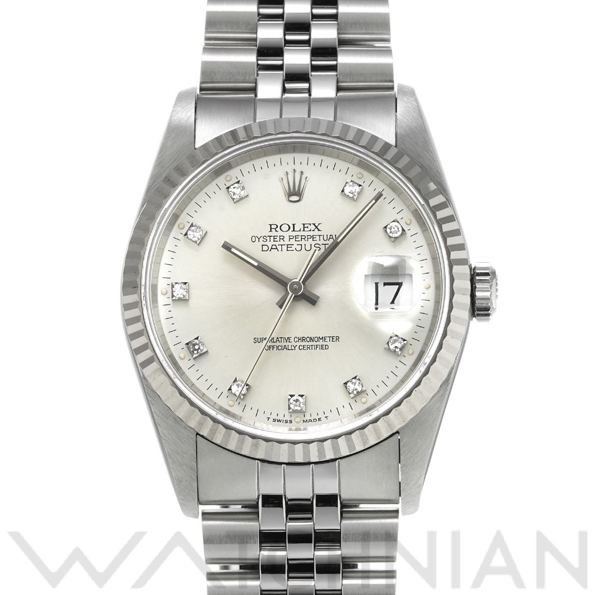 ロレックス ROLEX 16234G L番(1990年頃製造) シルバー /ダイヤモンド メンズ 腕時計