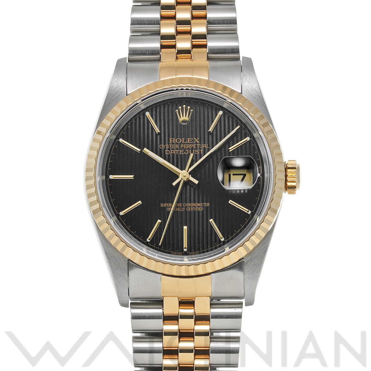 ロレックス ROLEX 16233 S番(1994年頃製造) ブラックタペストリー メンズ 腕時計