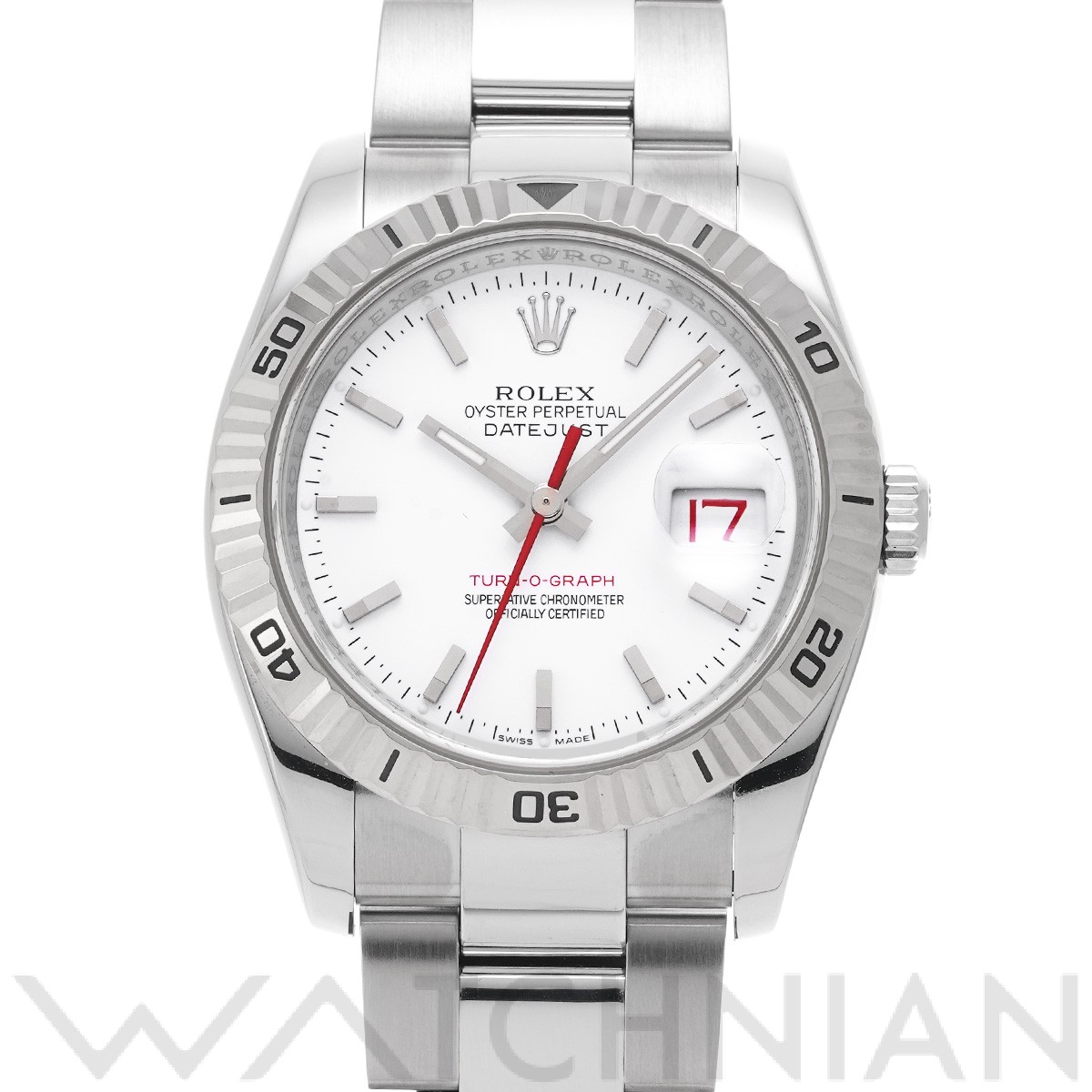 ロレックス ROLEX 116264 F番(2000年頃製造) ホワイト メンズ 腕時計