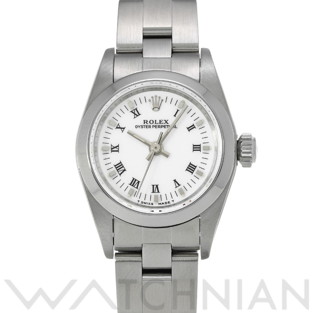 ロレックス / ROLEX オイスターパーペチュアル 67180 ホワイト レディース 時計 【中古】【wristwatch】