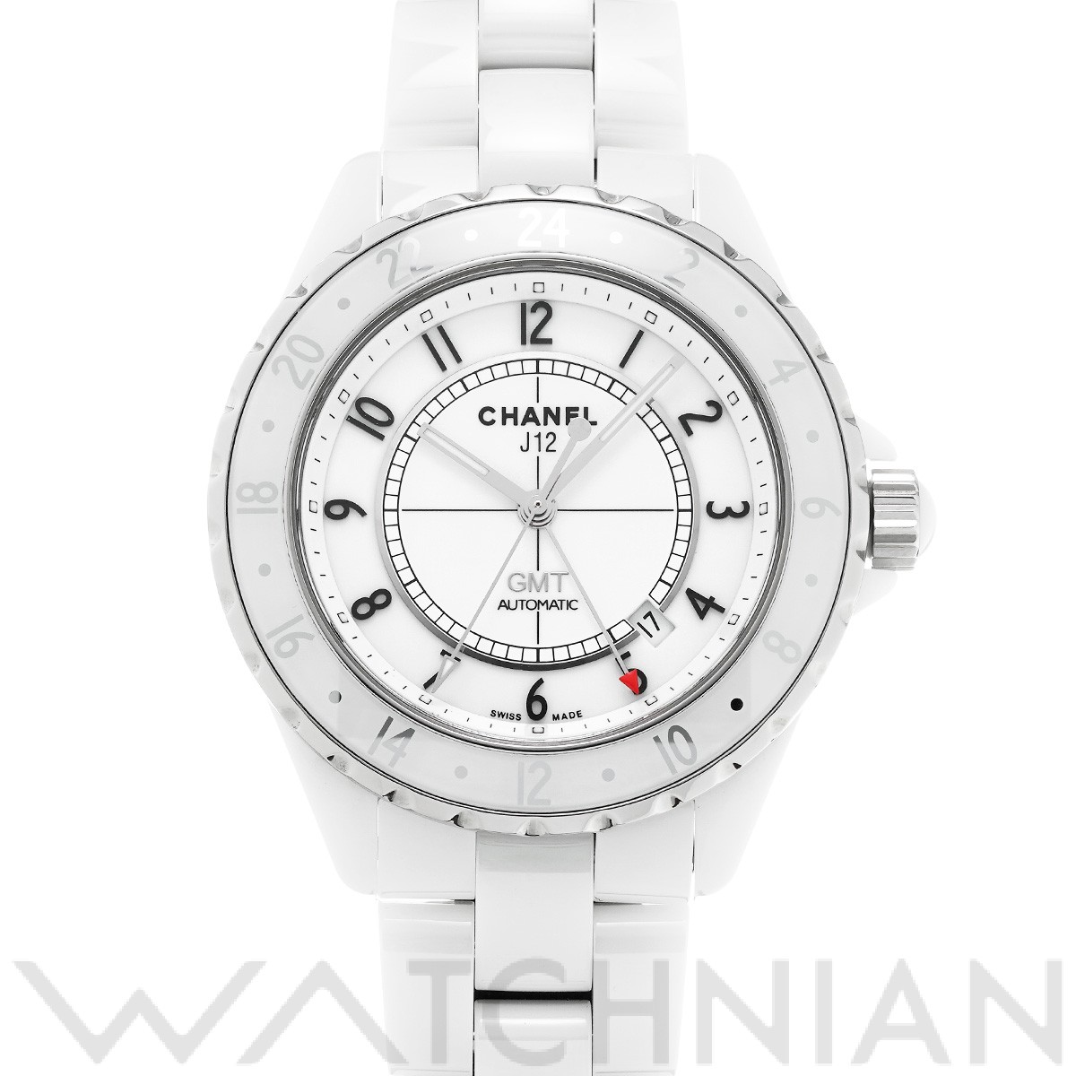 シャネル CHANEL H2126 ホワイト メンズ 腕時計