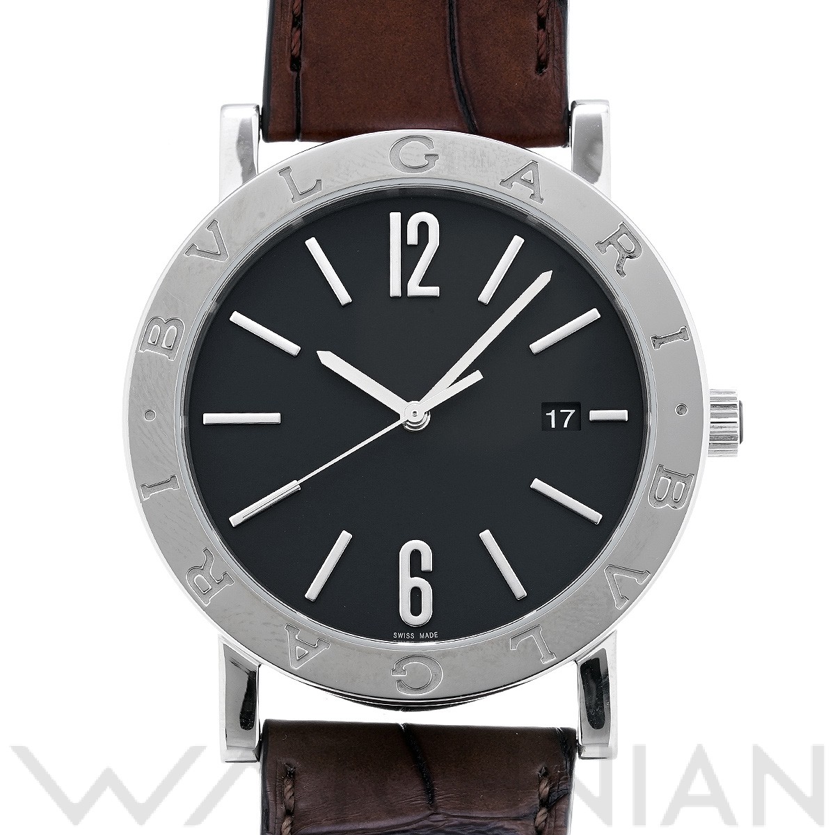ブルガリ / BVLGARI ブルガリブルガリ ソロテンポ BB41S ブラック メンズ 時計 【中古】【wristwatch】