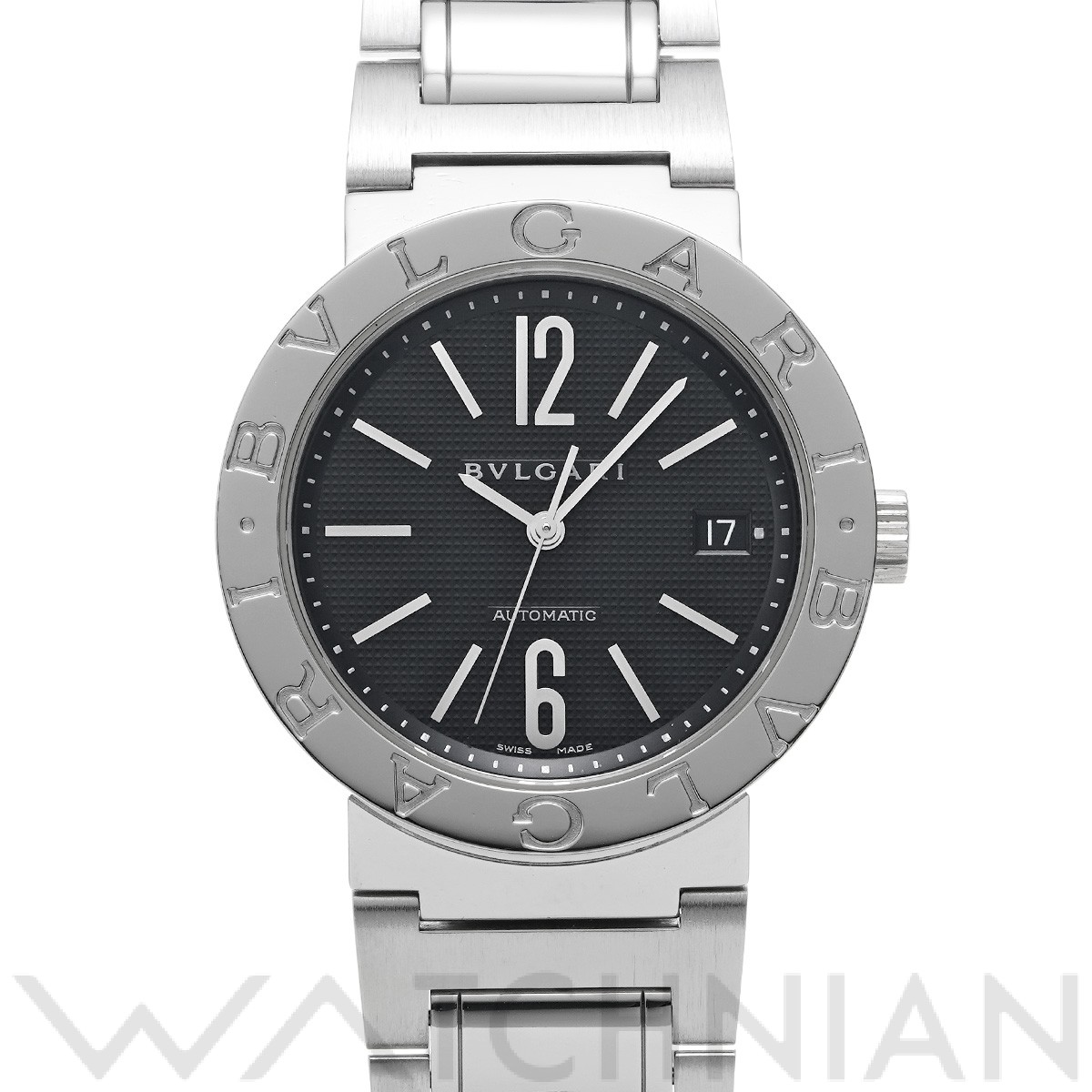 ブルガリ ブルガリブルガリ BB38SS AUTO ブラック メンズ 時計 【中古】【wristwatch】