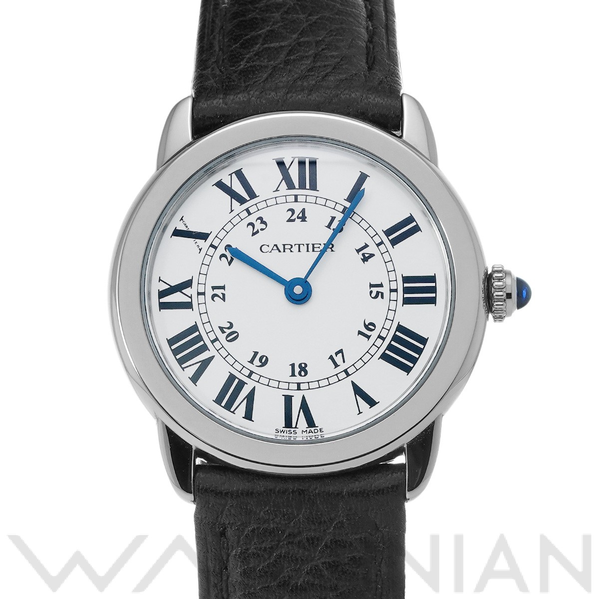 カルティエ ロンドソロ ドゥ カルティエ SM WSRN0019 シルバー レディース 時計 【中古】【wristwatch】