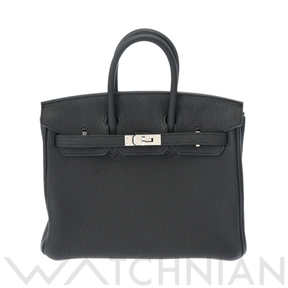 エルメス バーキン 25 ブラック/パラジウム金具 トゴ レディース バッグ 【中古】【bag】