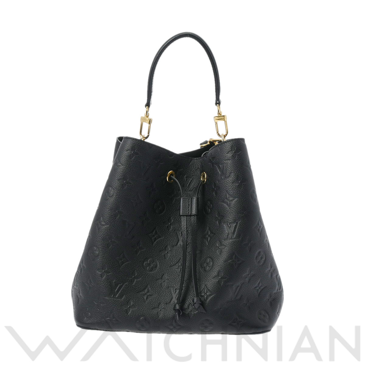 ルイ ヴィトン モノグラムアンプラント ネオノエ ノワール M45256 レザー レディース バッグ 【中古】【bag】