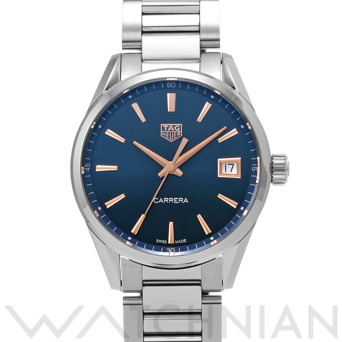 タグ ホイヤー カレラ クォーツ WBK1312.BA0652 ブルー メンズ 時計 【中古】【wristwatch】