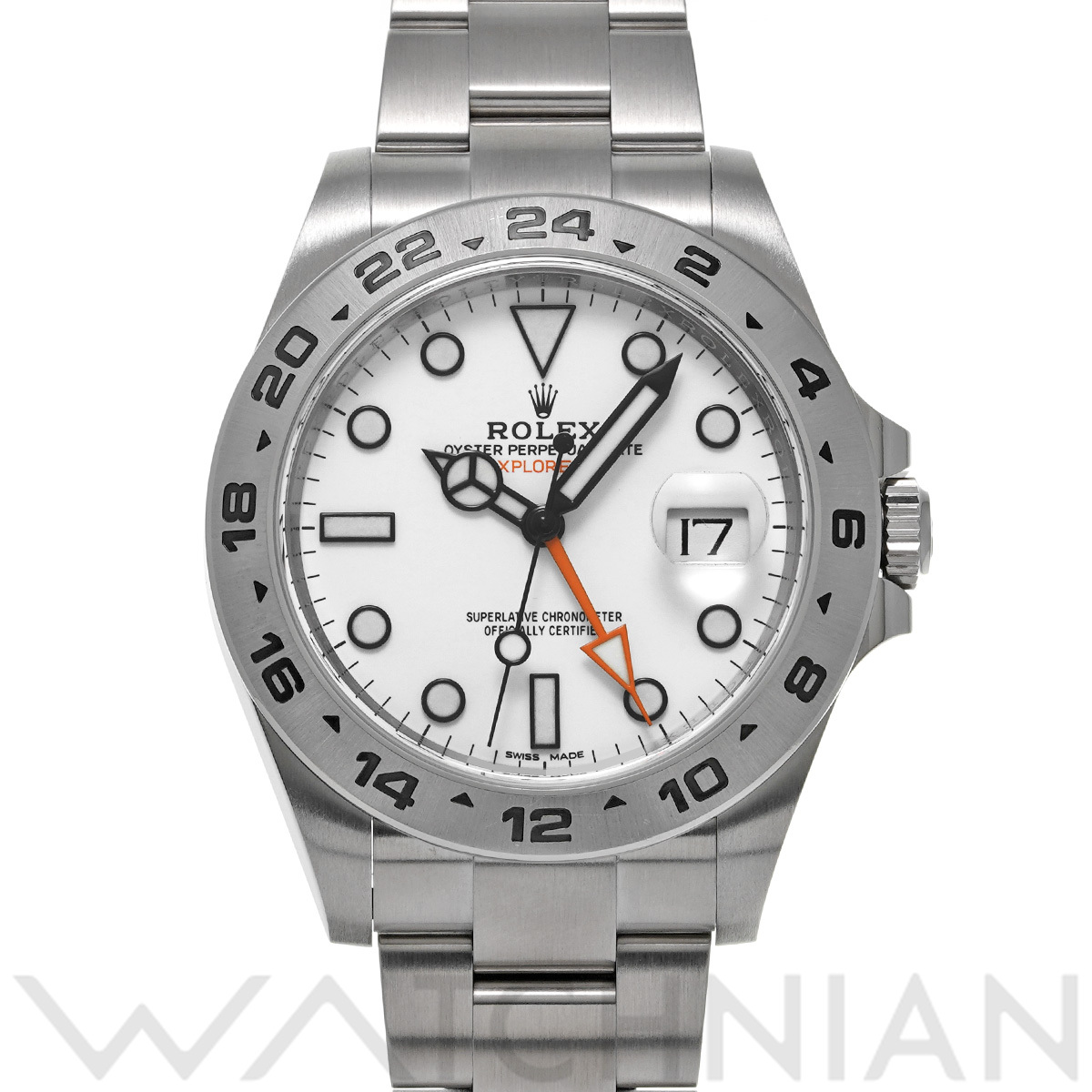 ロレックス エクスプローラーII 216570 ホワイト メンズ 時計 【中古】【wristwatch】: ブランド時計 ｜WATCHNIAN(ウォッチニアン)公式通販/旧一風騎士
