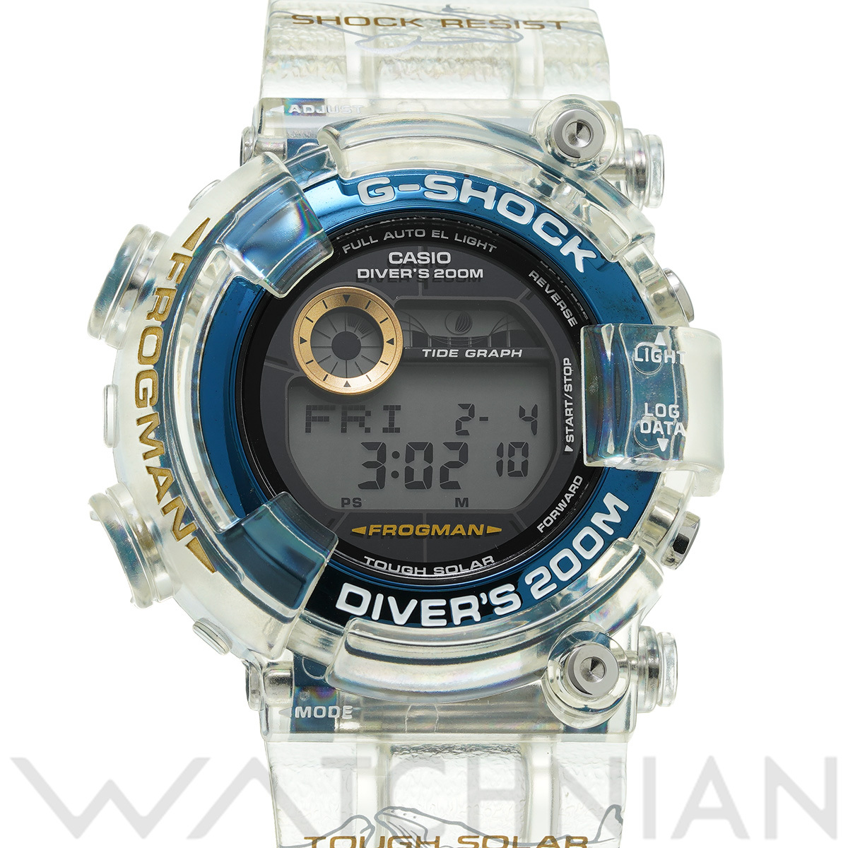 カシオ Ｇ-SHOCK フロッグマン GF-8251K-7JR ブラック メンズ 時計 【中古】【wristwatch】