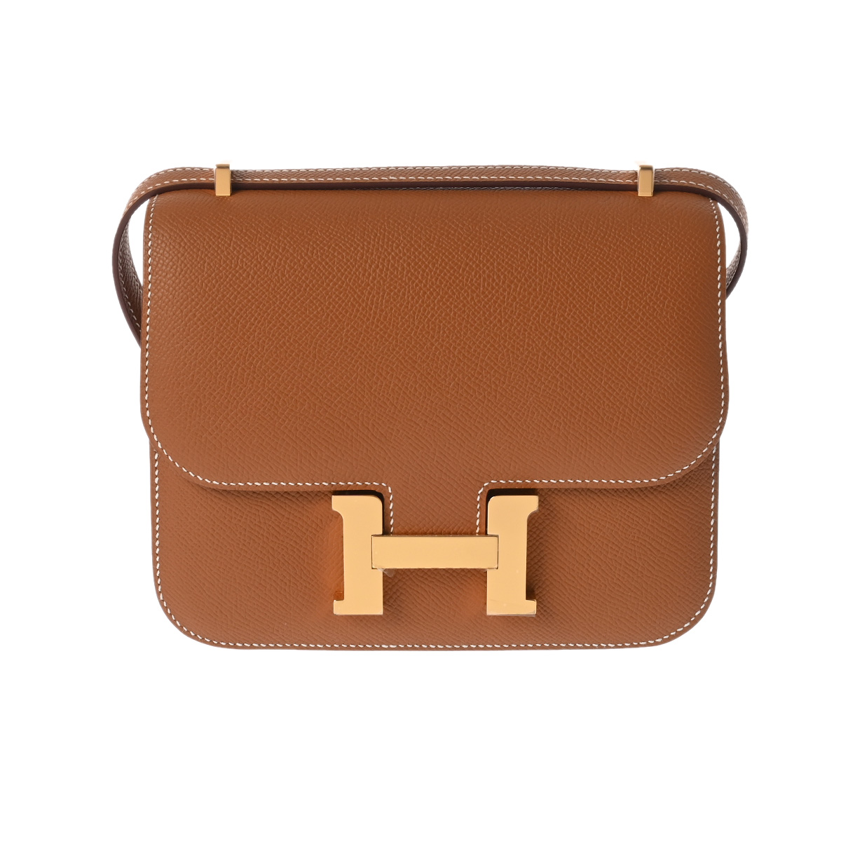 エルメス コンスタンス ミニ18 ミロワール ゴールド/ゴールド金具 ヴォーエプソン レディース バッグ 【未使用】【bag】