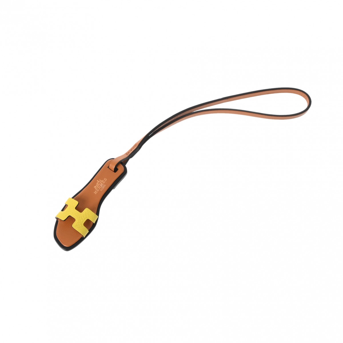 エルメス オランナノチャーム ジョーヌアンブル/ナチュラルサブレ/ブラック ヴォーエプソン/ヴォーバトラー/ヴァッシュハンター レディース 【中古】【other】