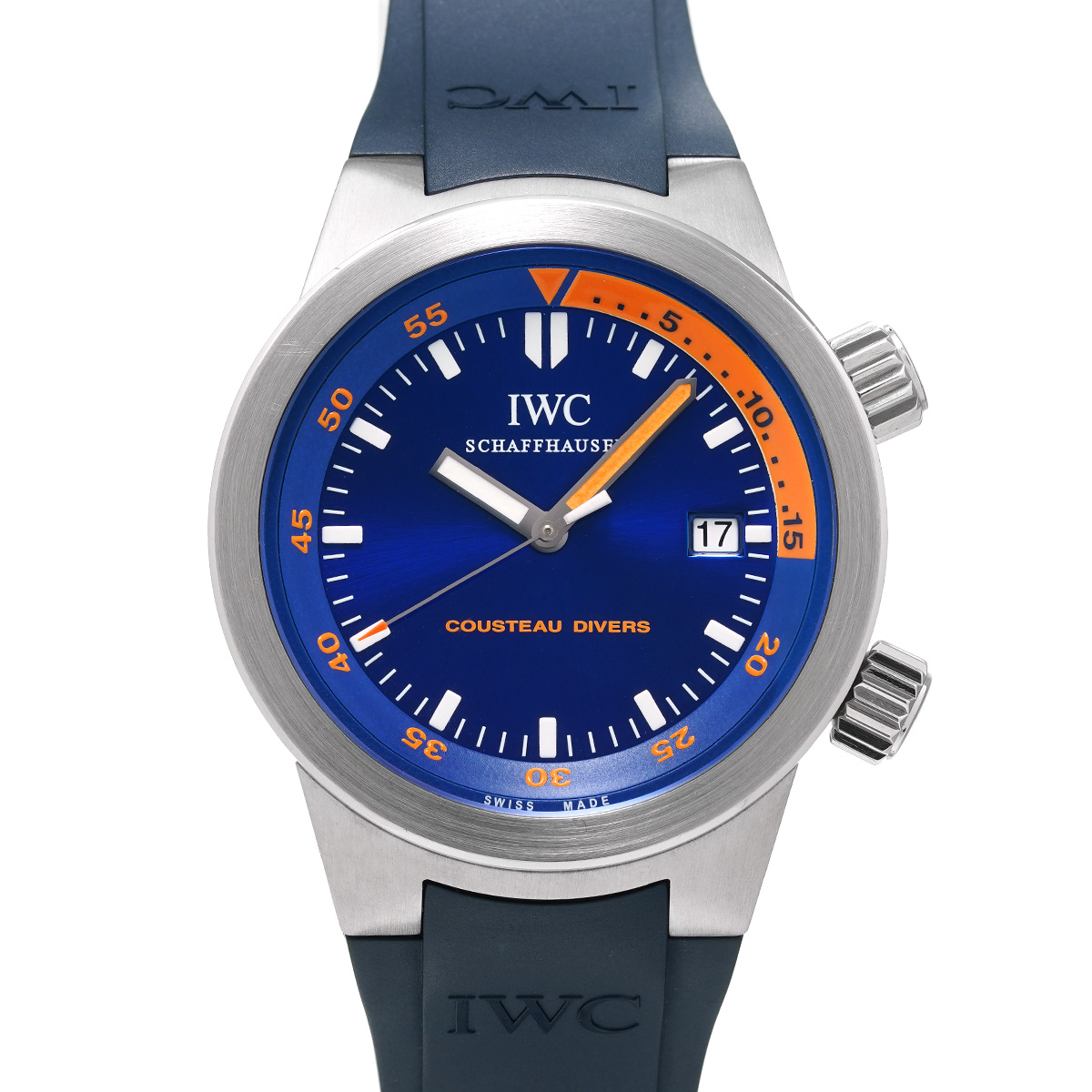 IWC アクアタイマー クストーダイバーズ IW354806 ブルー メンズ 時計 【中古】【wristwatch】: ブランド時計 ｜WATCHNIAN(ウォッチニアン)公式通販/旧一風騎士