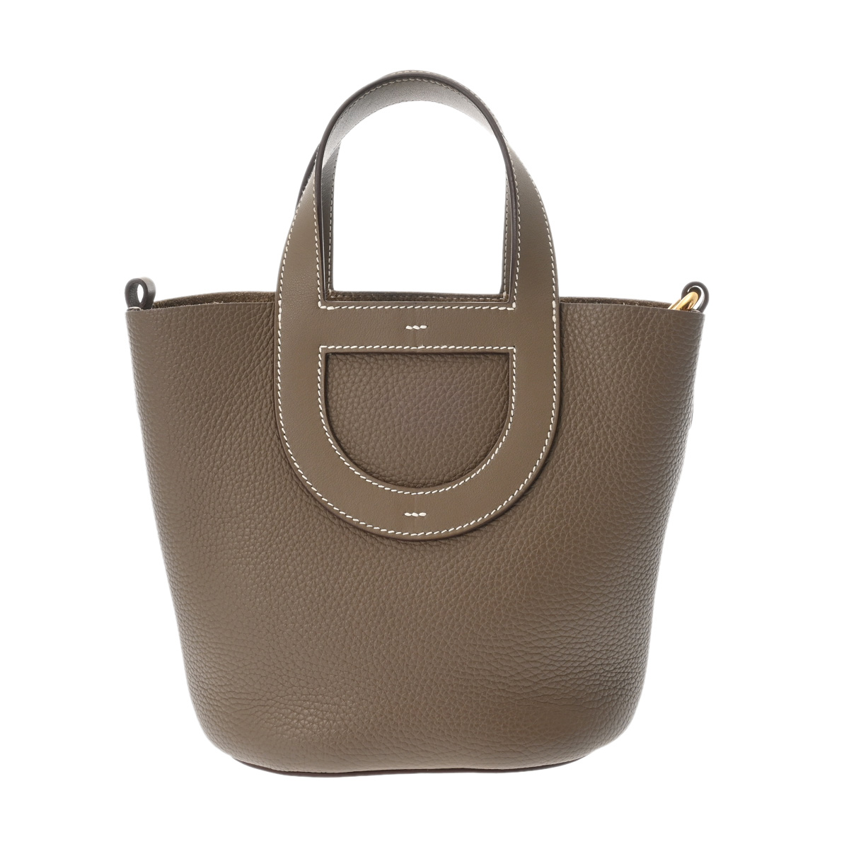 エルメス インザループ 18 エトゥープ トリヨンクレマンス/ヴォースイフト レディース バッグ 【中古】【bag】