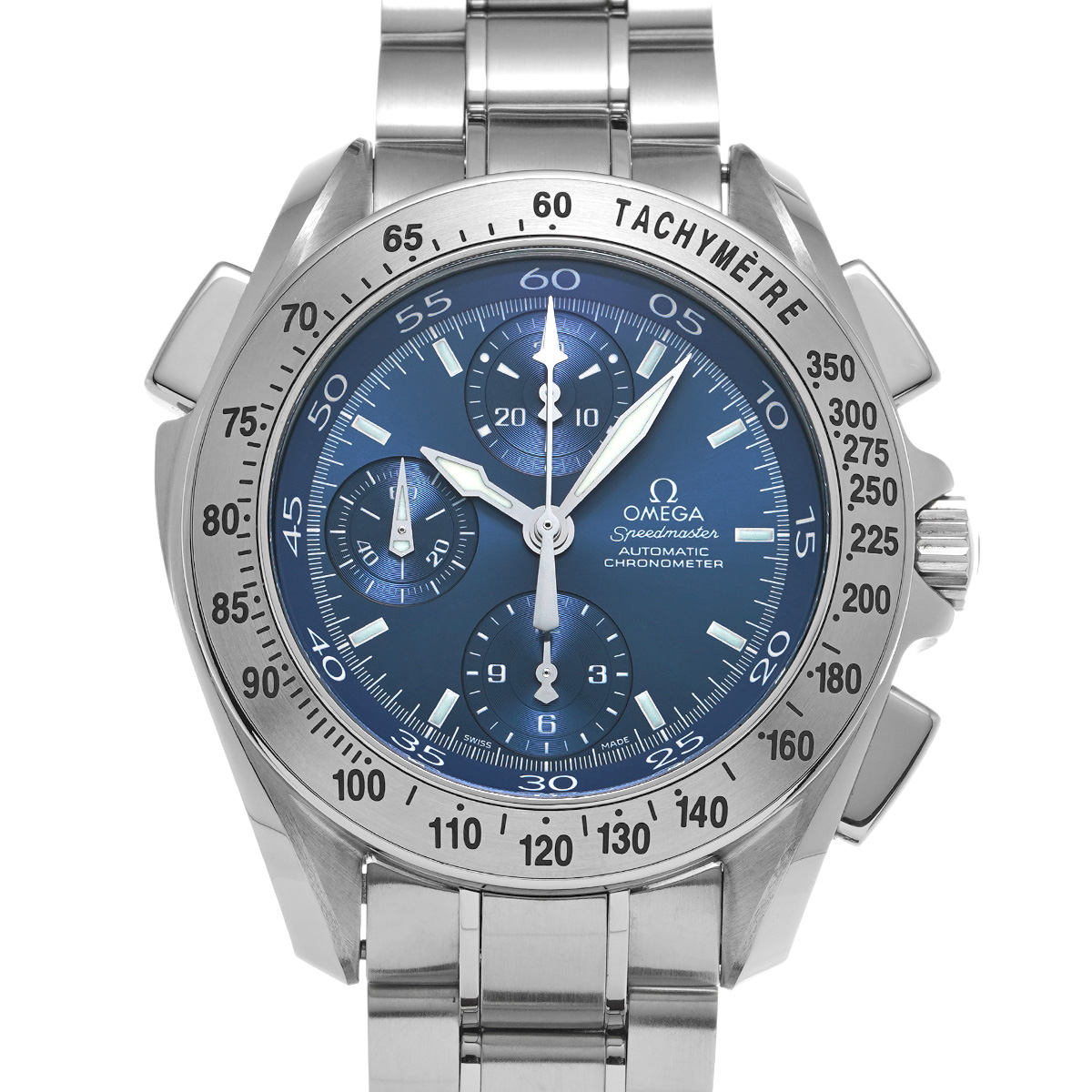 オメガ スピードマスター スプリットセコンド 3540.80 ブルー メンズ 時計 【中古】【wristwatch】