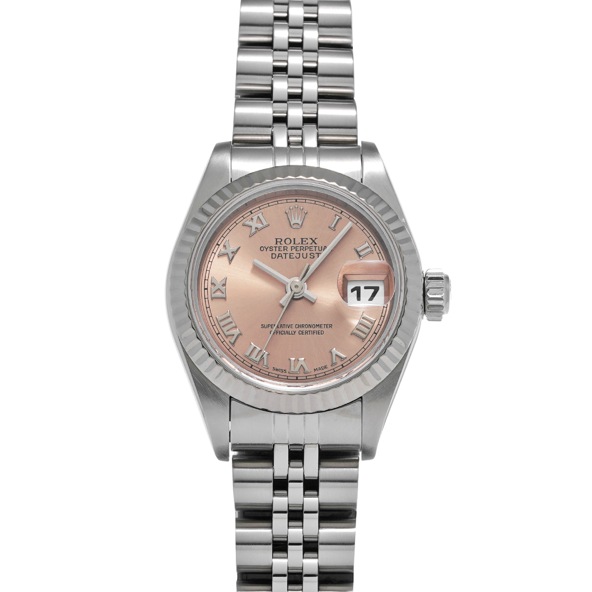 ロレックス デイトジャスト 69174 ピンク レディース 時計 【中古】【wristwatch】