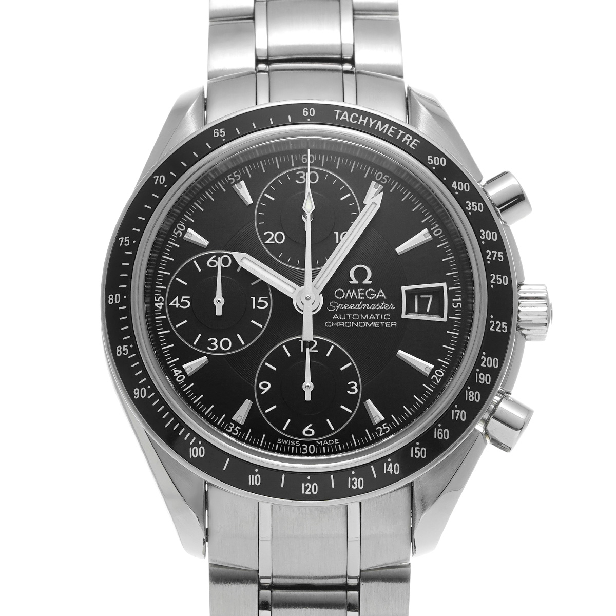 オメガ スピードマスター デイト 3210.50 ブラック メンズ 時計 【中古】【wristwatch】
