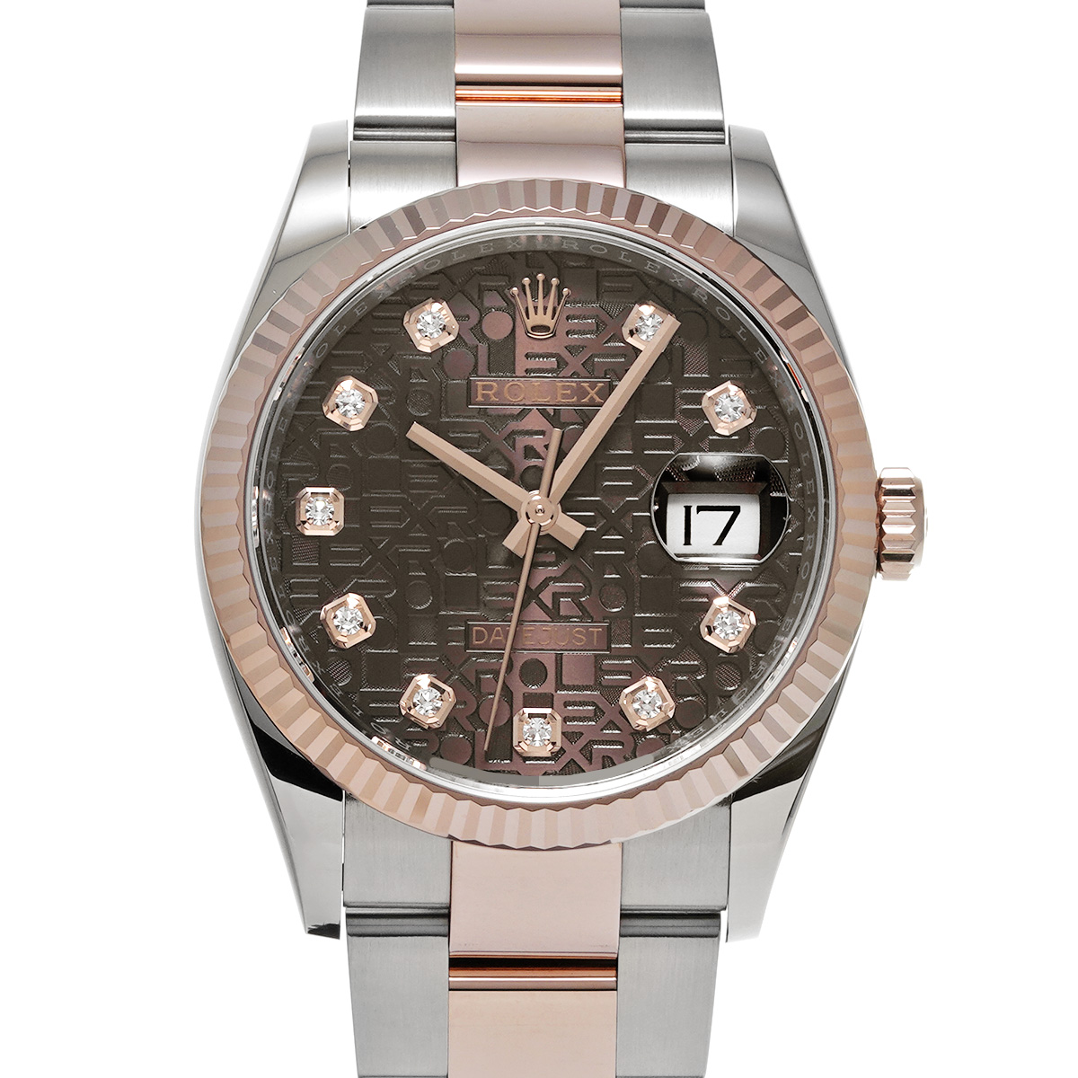 ロレックス デイトジャスト 36 126231G チョコレートコンピュータ/ダイヤモンド メンズ 時計 【中古】【wristwatch】