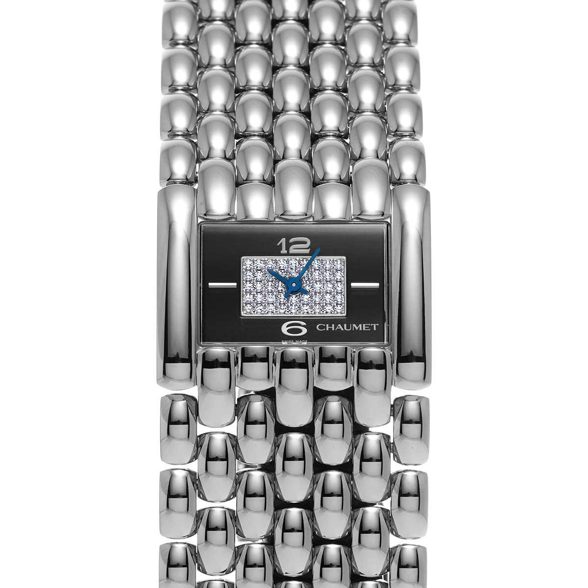 ショーメ ケイシス 42KB-3400 ブラック/ダイヤモンド レディース