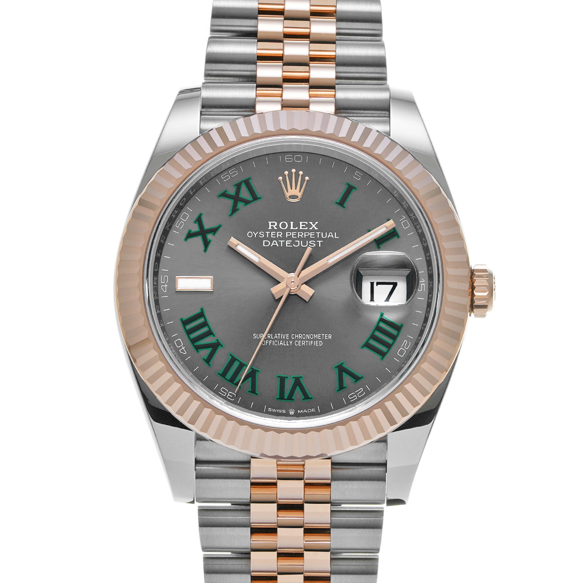 ロレックス デイトジャスト 41 126331 スレートグレー メンズ 時計 【新品】【wristwatch】