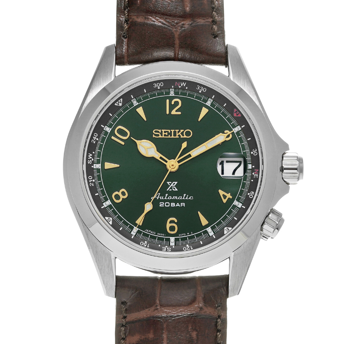 【極美品】セイコー プロスペックス アルピニスト SBDC091 グリーン セイコー プロスペックス 限定モデル アルピニスト 自動巻き