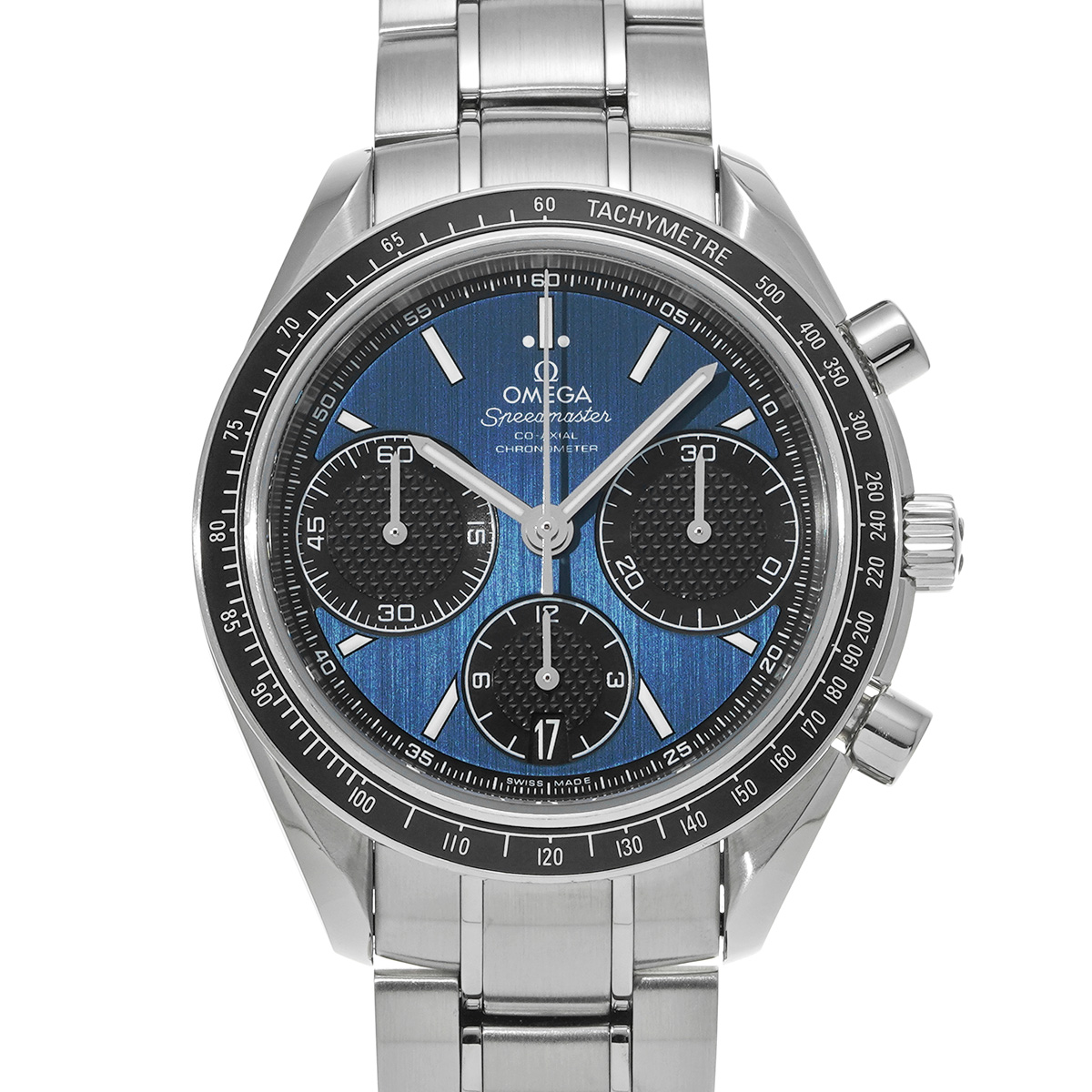 オメガ スピードマスター レーシング コーアクシャル 326.30.40.50.03.001 ブルー/ブラック メンズ 時計 【中古】【wristwatch】