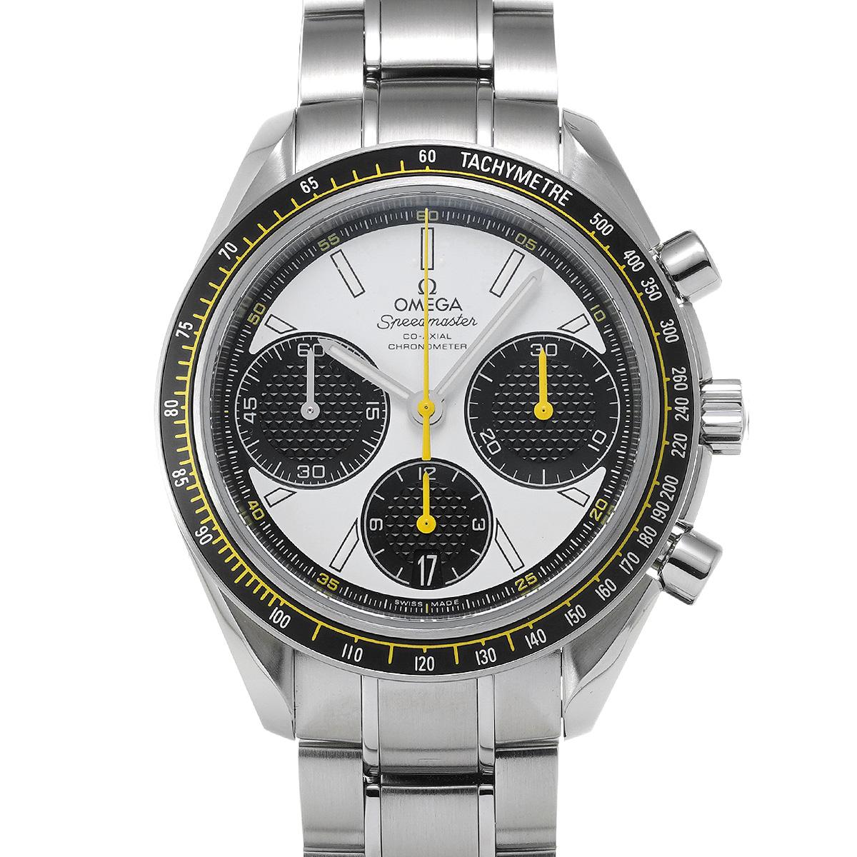 オメガ スピードマスター レーシング コーアクシャル 326.30.40.50.04.001 ホワイト/ブラック メンズ 時計 【新品】【wristwatch】