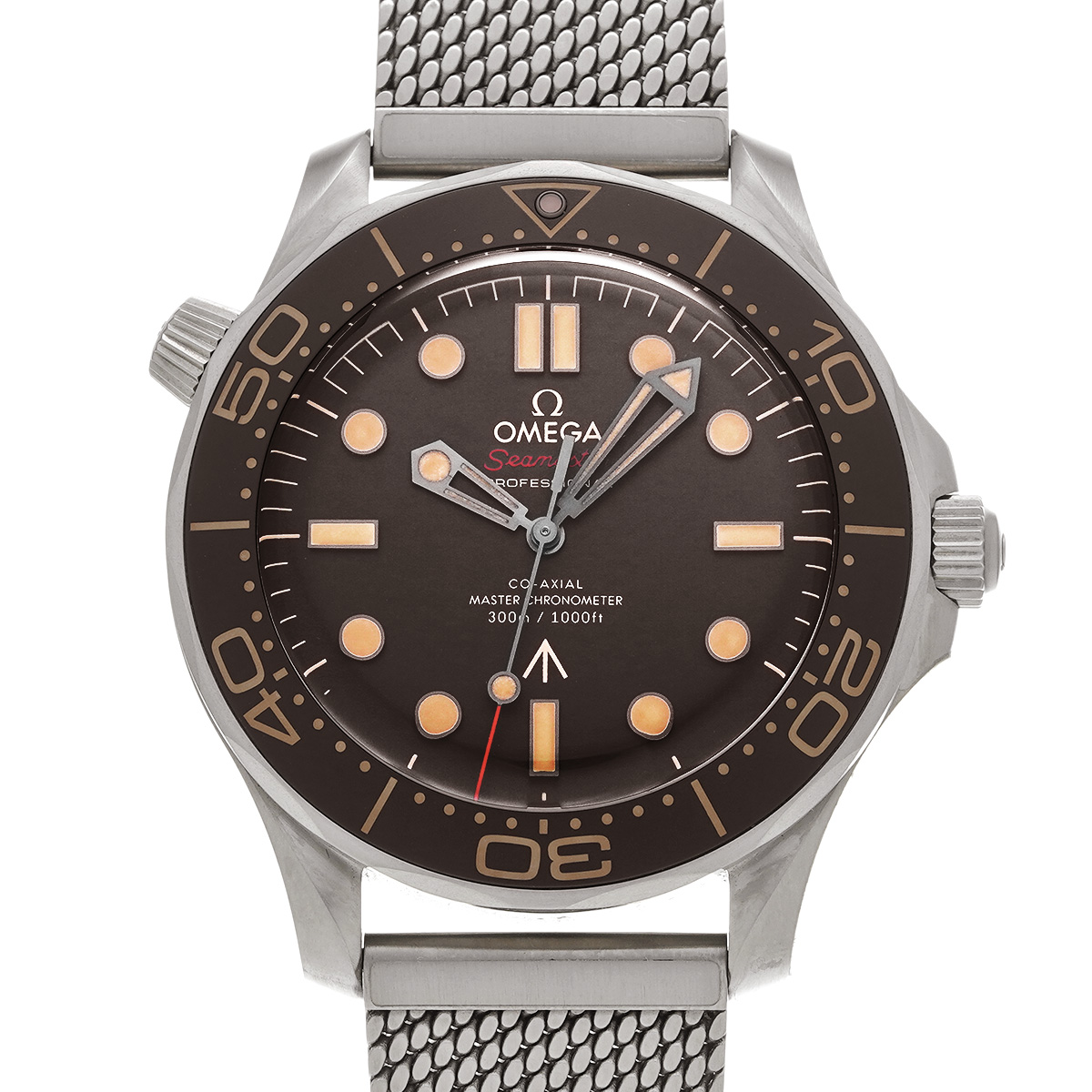 オメガ シーマスター ダイバー300 コーアクシャル マスタークロノメーター 007 210.90.42.20.01.001 ブラウン メンズ 時計 【中古】【wristwatch】