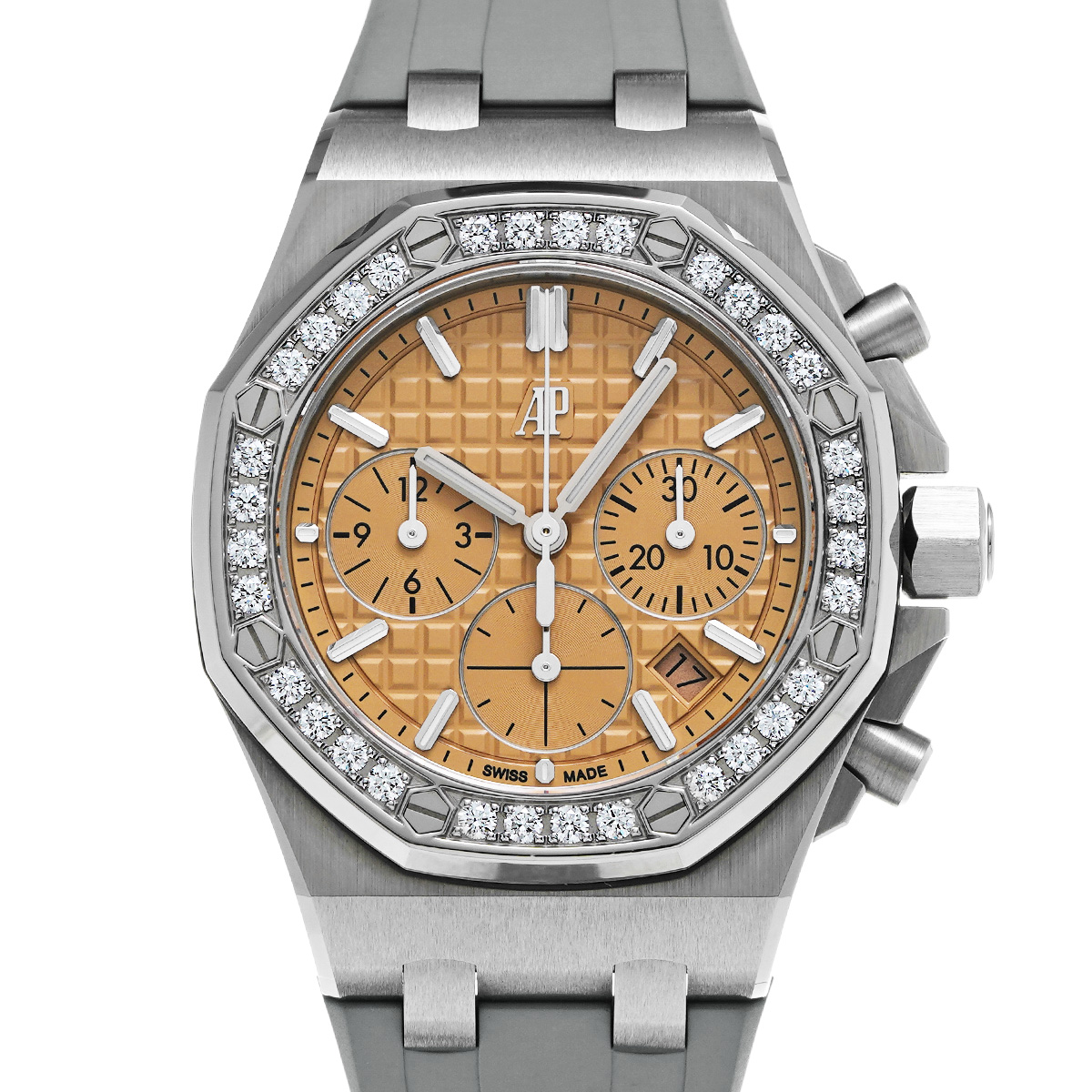 オーデマ ピゲ ロイヤル オーク オフショア クロノグラフ 26231ST.ZZ.A178CA.01 サーモン レディース 時計 【中古】【wristwatch】