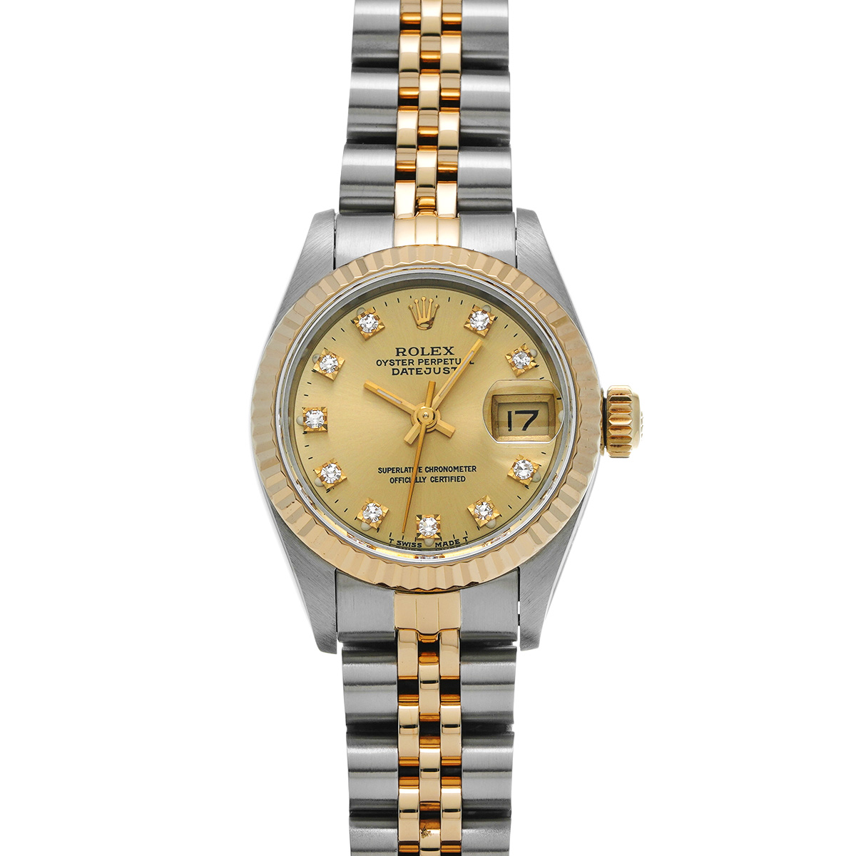 ロレックス デイトジャスト 69173G シャンパン/ダイヤモンド