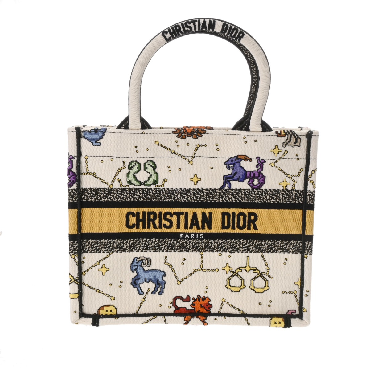 ディオール BOOK TOTEバッグ スモール ピクセルゾディアックエン