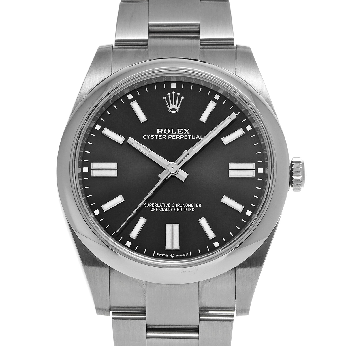 ロレックス オイスターパーペチュアル 41 124300 ブライトブラック メンズ 時計 【新品】【wristwatch】