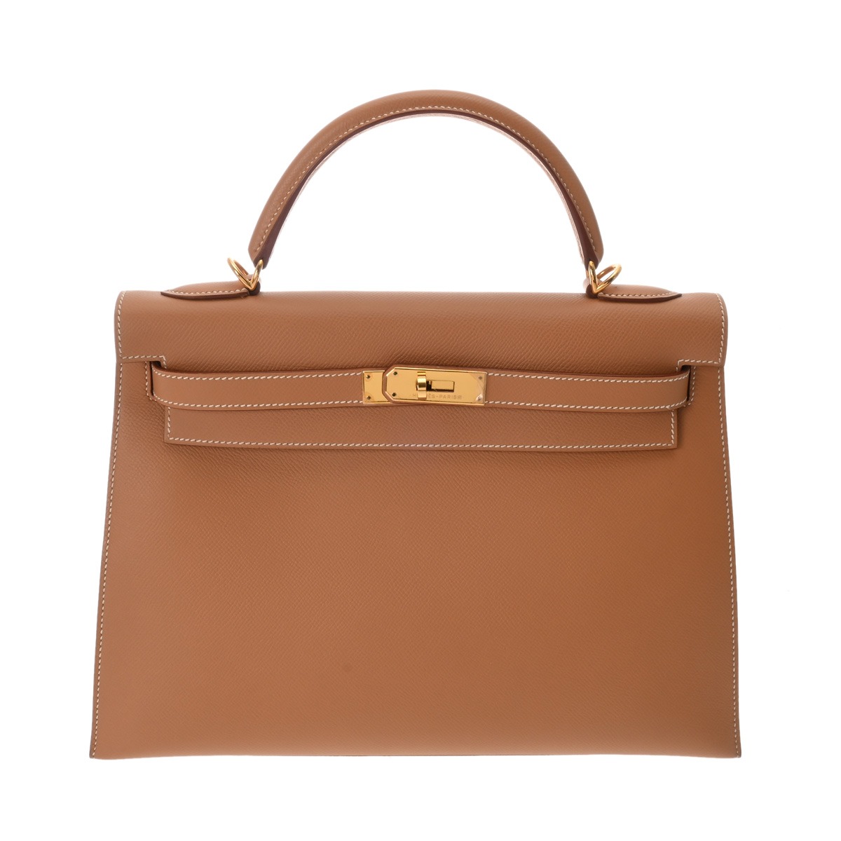 エルメス ケリー 32 外縫い 2WAY ナチュラル クシュベル レディース