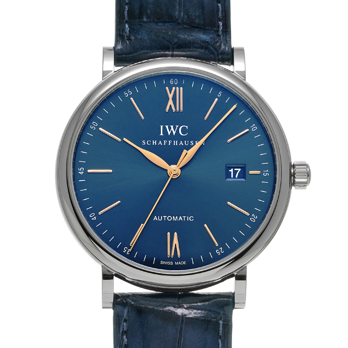 IWC ポートフィノ オートマティック IW356523 ブルー メンズ 時計