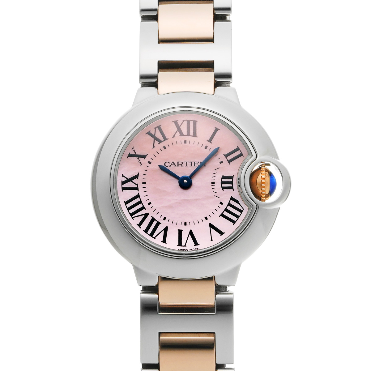 こゆき【新品】カルティエ バロンブラン26㎜用 純正 ベルト パールピンク 2300041083900-