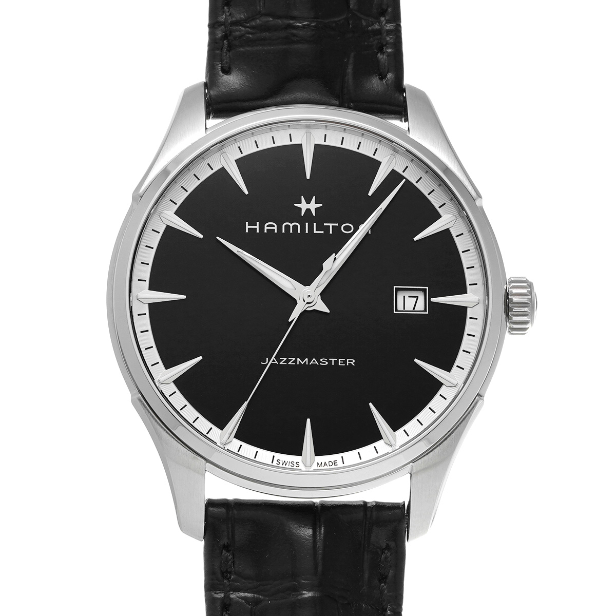 ハミルトン ジャズマスター H32451731 ブラック メンズ 時計 【中古