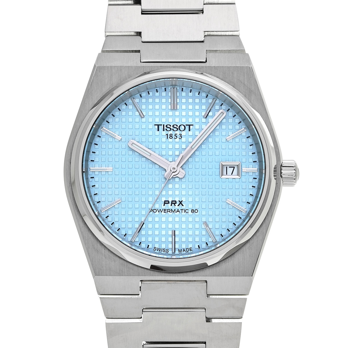 ティソ TISSOT PRX パワーマティック80 アイスブルー 楽天市場