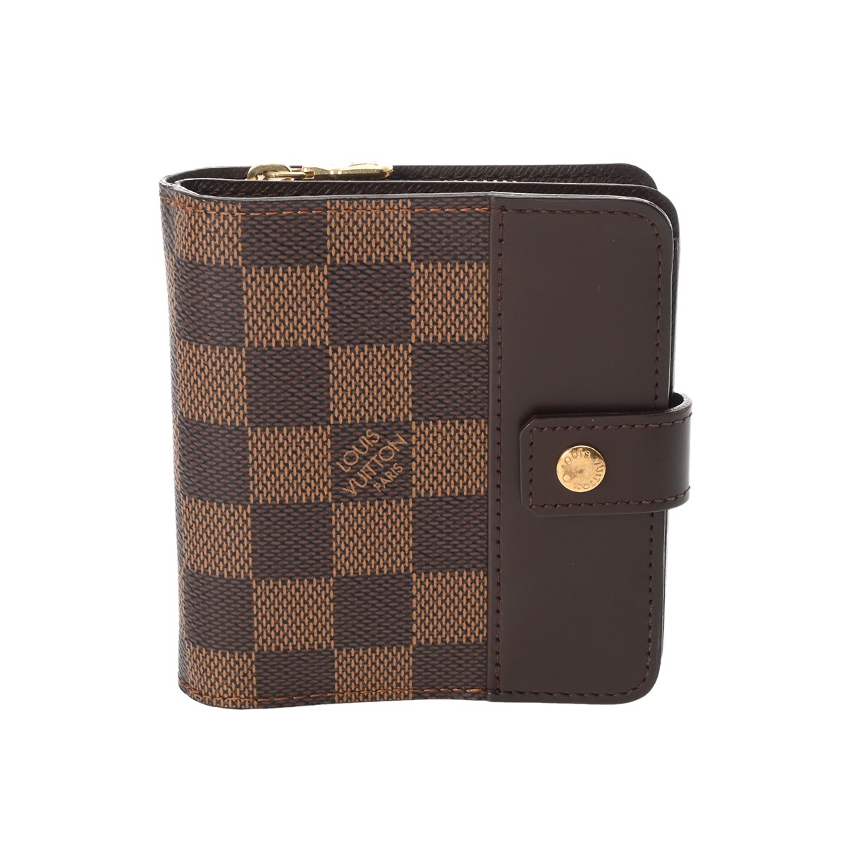 ✨LOUIS VUITTON✨ルイヴィトン✨LV✨ダミエ柄✨N61668✨財布✨ ルイ ヴィトン ダミエ コンパクトジップ ブラウン N61668 ダミエ